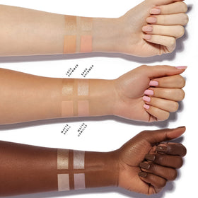 Anastasia Beverly Hills pencil applied to brow and inner corner enhancing eye brightness