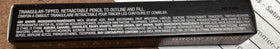 Anastasia Brow Definer scale next to fingers showing compact size and easy handling