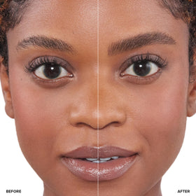 Anastasia Beverly Hills texture swatch on skin showing smooth wax-pigment formula payoff