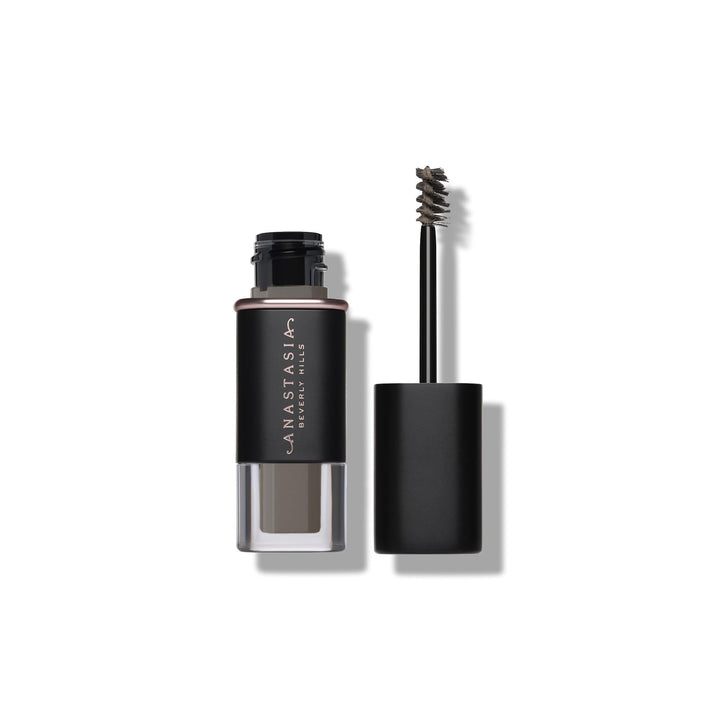 Anastasia Beverly Hills front packaging showing compact tinted brow gel, perfect for travel