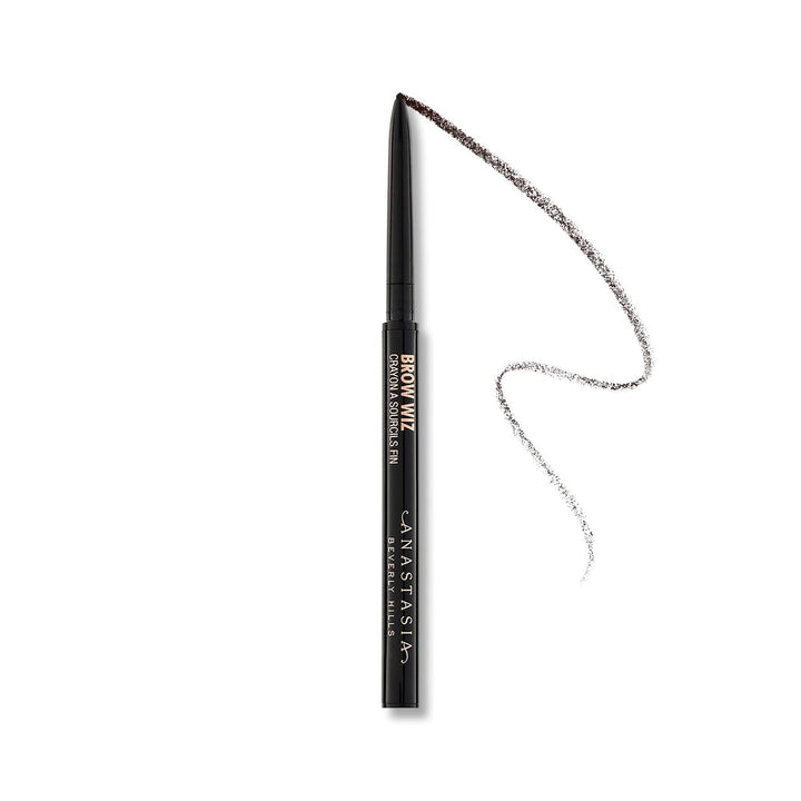 Anastasia Beverly Hills Mini Brow Wiz front packaging showing compact pencil and shade
