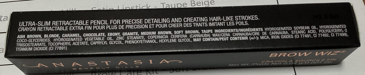 Anastasia Beverly Hills Mini Brow Wiz inside travel pouch for on-the-go touch-ups