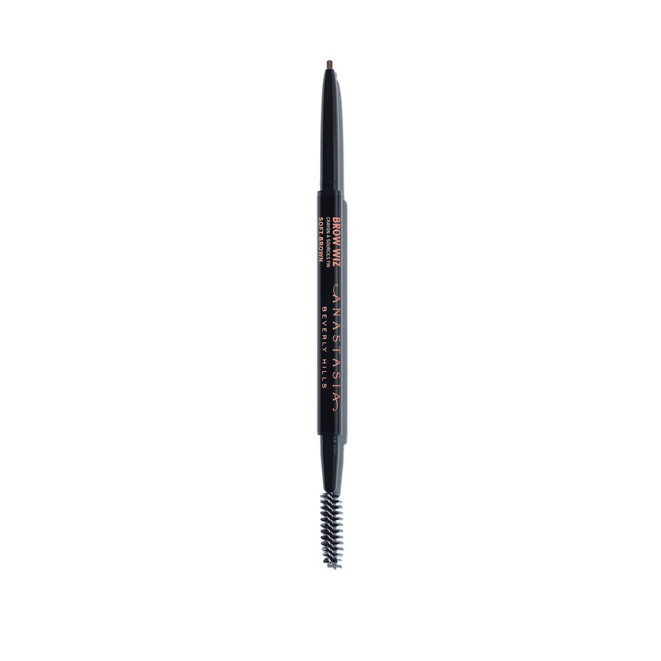 Anastasia Beverly Hills Brow Wiz front view showing pencil and spoolie for precise shaping