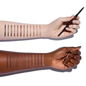 Anastasia Beverly Hills Brow Wiz drawn micro-strokes on skin demonstrating realistic brow definition