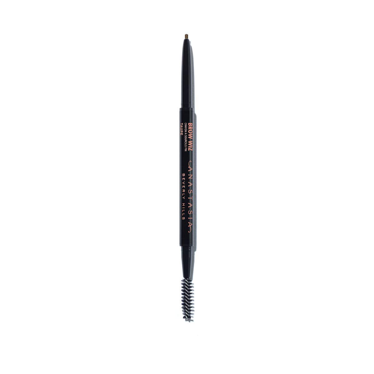 Anastasia Beverly Hills Brow Wiz front view showing slim retractable pencil and cap, precise control