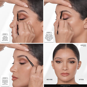 Anastasia Brow Wiz back label showing shade and vegan, cruelty-free benefits