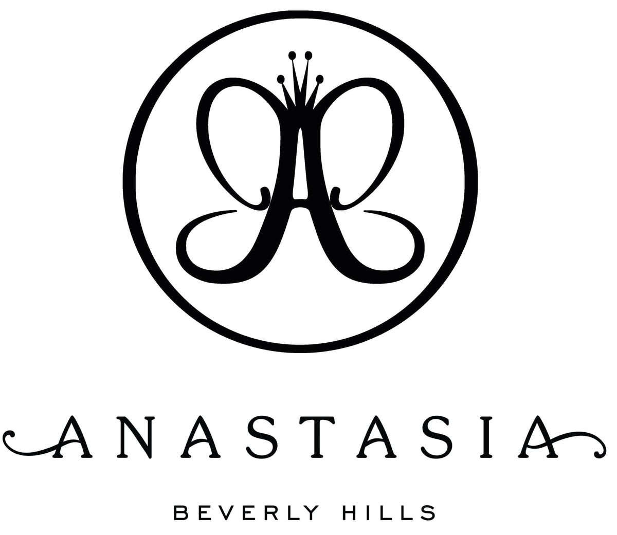 Anastasia Beverly Hills Brush 12 beside common items showing compact, travel-friendly size