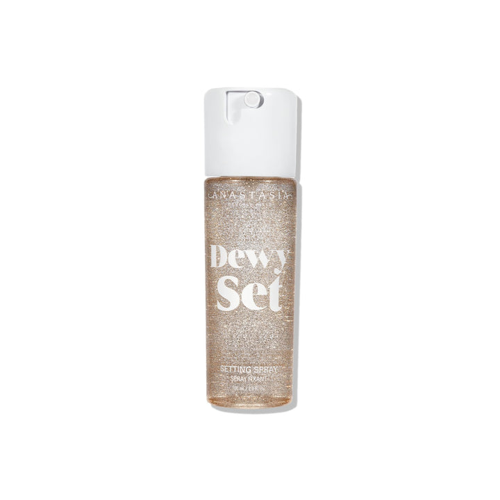 Anastasia Beverly Hills Dewy Set front bottle showing label and refined design for easy identification and shelf appeal