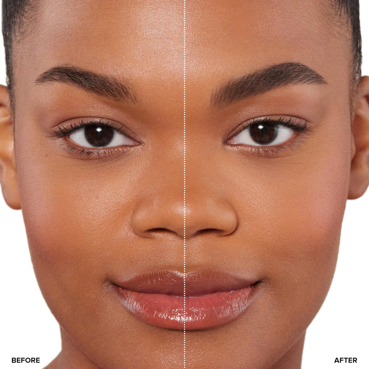 Anastasia Beverly Hills angled brush stroke demonstrating Chocolate shade precision for detail