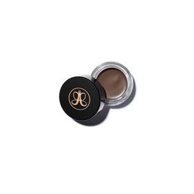 Anastasia Beverly Hills jar front view showing Soft Brown shade and clear branding for easy identification