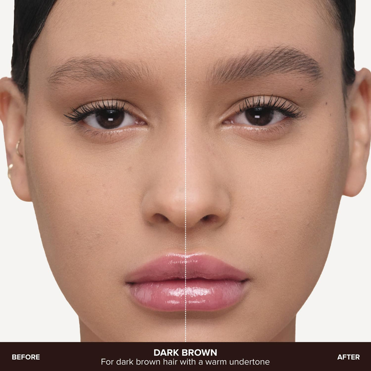 Anastasia Beverly Hills pen in hand applying strokes for controlled, natural brows