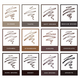 Anastasia Beverly Hills pencil in hand demonstrating pocket-friendly scale