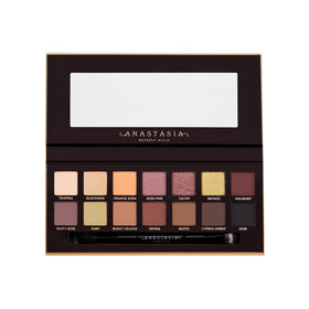Anastasia Beverly Hills dual-ended brush with palette mirror, convenient travel-ready tool