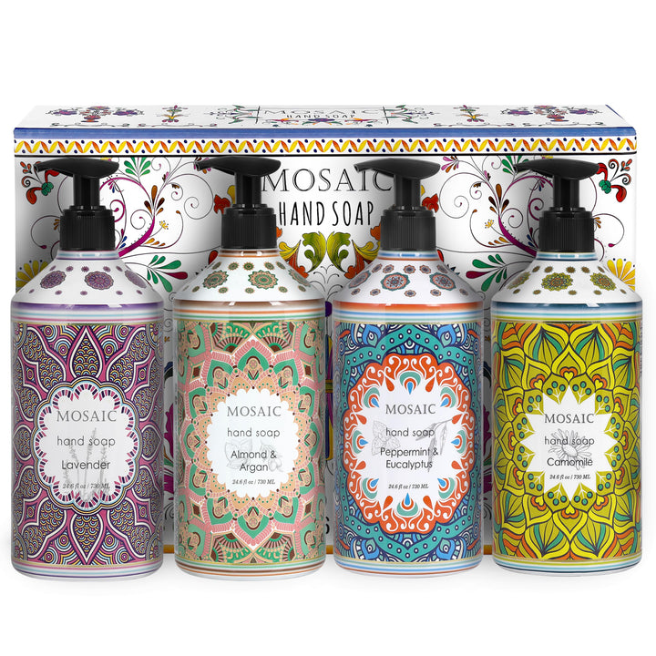AnatoliaDaphne front packaging showing four large bottles and clear scents for gifting