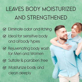AnatoliaDaphne in-shower scene illustrating refreshing cleanse and invigorating scent