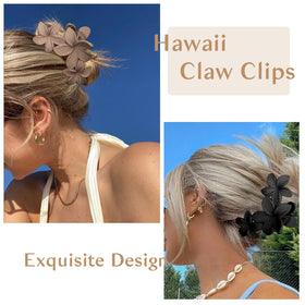 ANBALA clip holding a half-up hairstyle for an instant polished look