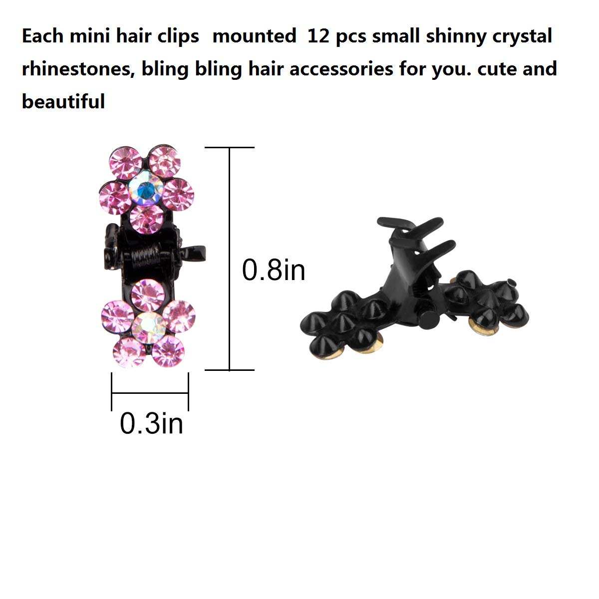 ANBALA clips used in a styled bun adding subtle sparkle and secure hold