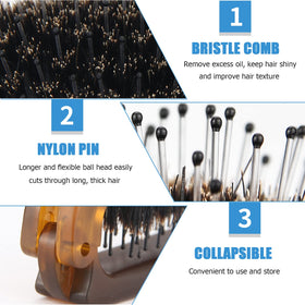Ancable open brush profile showing ergonomic handle and bristles