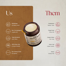 Ancestral Haven applying balm on hand demonstrating quick absorption and soft skin