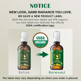 Ancient Greek Remedy oil droplet on hand demonstrating quick absorption and hydration