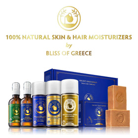 Ancient Greek Remedy lifestyle in bathroom setting suggesting relaxing lavender bath benefit