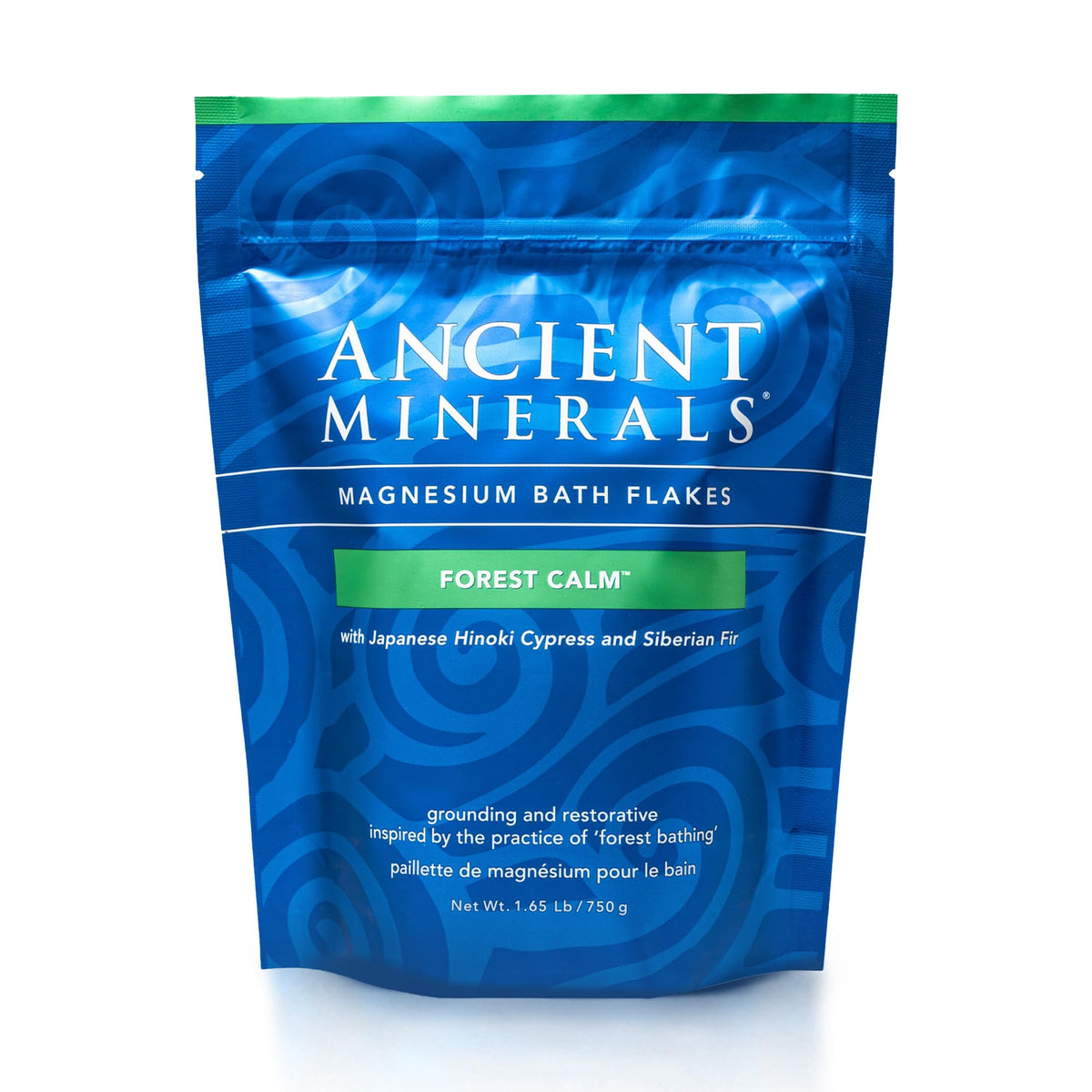 Ancient Minerals front packaging showing resealable bag and product name for easy storage