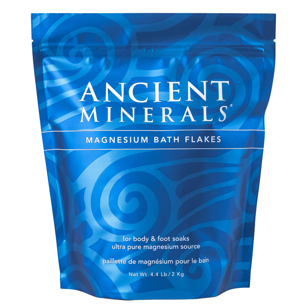 Ancient Minerals front packaging showing jar and product benefits