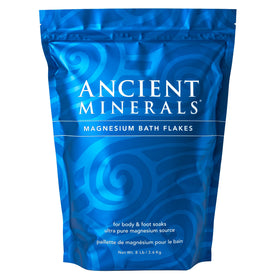 Ancient Minerals front packaging showing 8 lb bag and product clarity