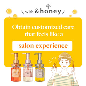 &honey before and after hair shine comparison showing visible smoothness and gloss