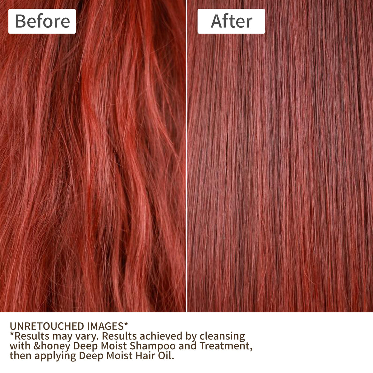 &honey shampoo texture on palm demonstrating lightweight lather and moisture retention
