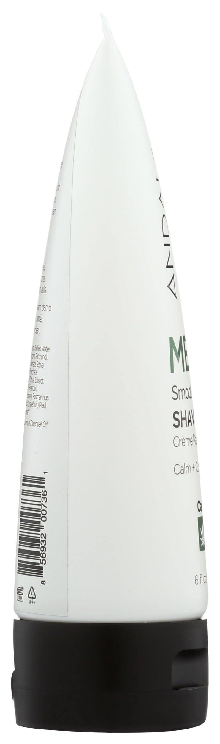 Andalou Naturals 6 ounce tube beside common items for scale