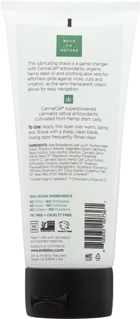 Andalou Naturals close-up texture demonstrating smooth glide benefit