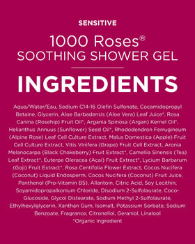 Andalou Naturals shower gel in bathroom setting showing soothing daily body care use