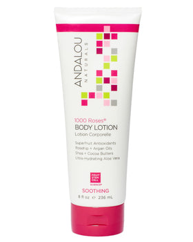 Andalou Naturals front pump bottle showing clean packaging and easy dispensing