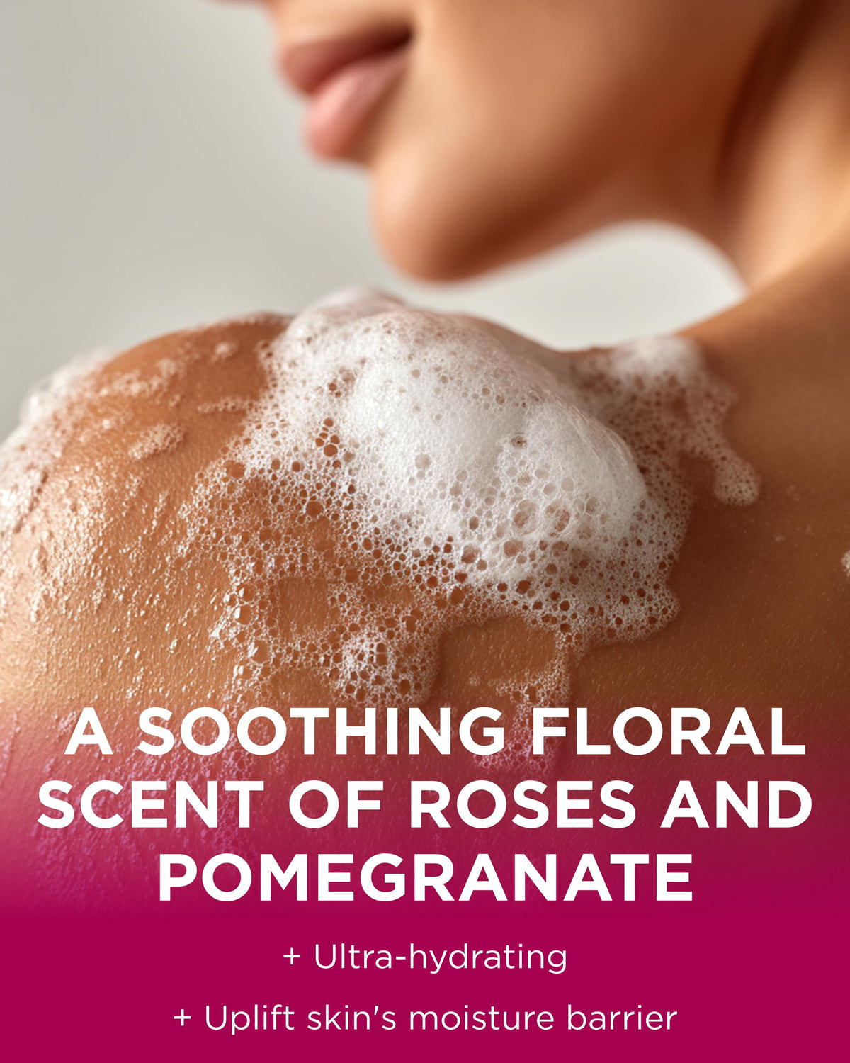 Andalou Naturals pump dispensing soft foam for a nourishing, hydrating cleanse