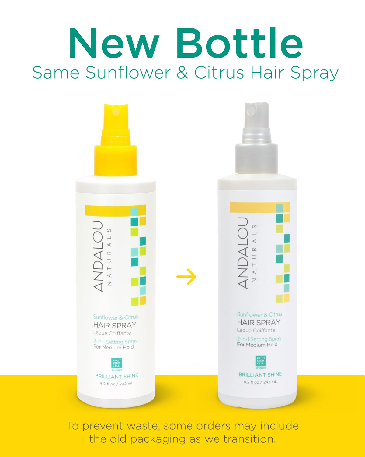 Andalou Naturals nozzle close-up demonstrating fine, even spray