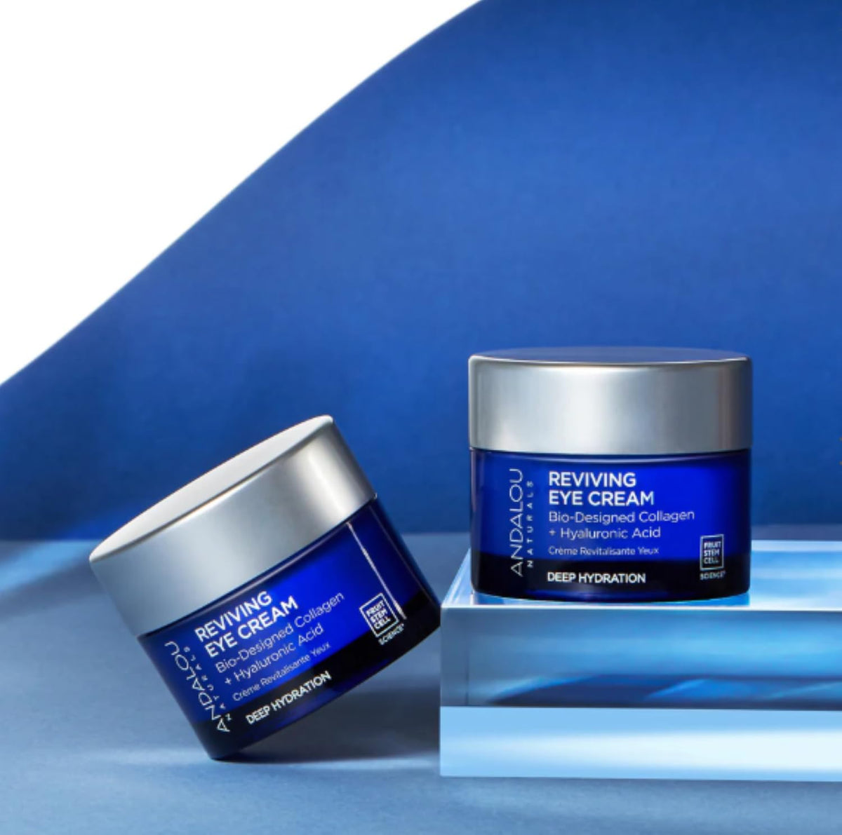 Andalou Naturals suggested before and after placement to show refreshed appearance