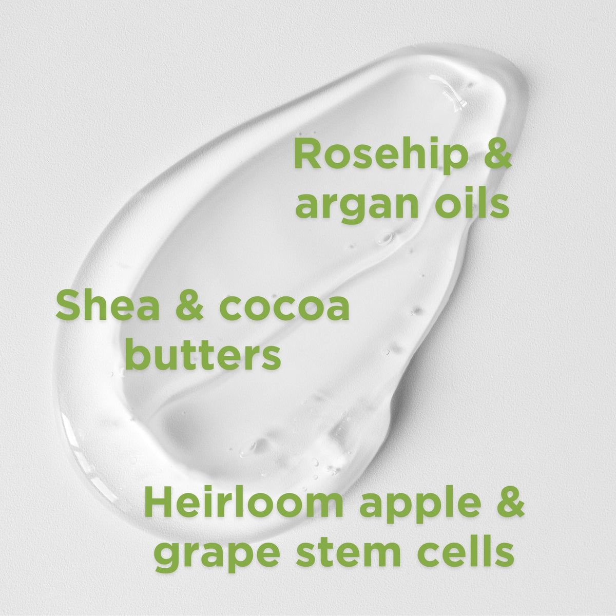 Andalou Naturals ingredient label close-up showing natural extracts and certifications