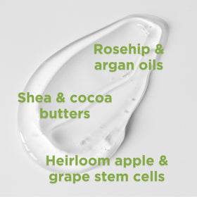 Andalou Naturals ingredient label close-up showing natural extracts and certifications