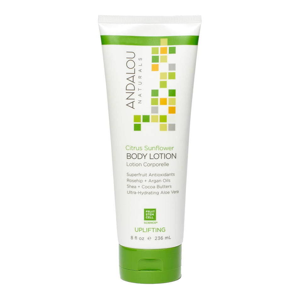 Andalou Naturals front packaging showing bottle and branding for easy identification