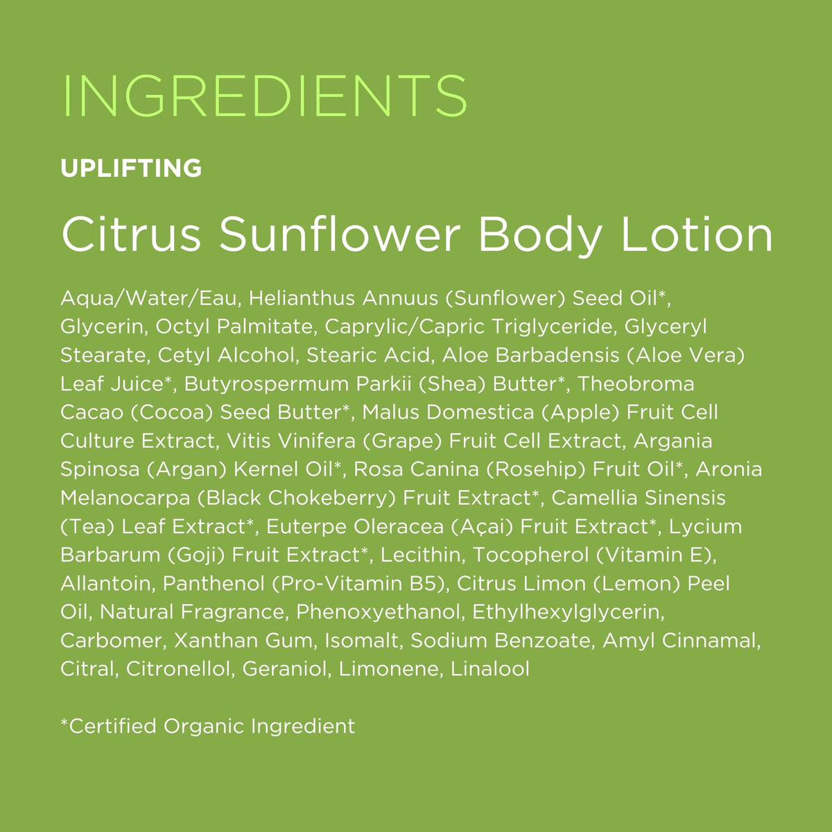 Andalou Naturals natural ingredients laid out, highlighting plant-based sourcing benefits