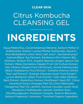 Andalou Naturals before and after skin visual demonstrating improved clarity