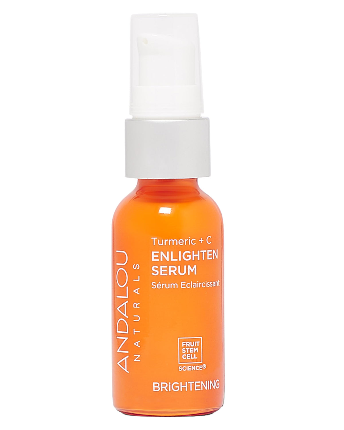 Andalou Naturals front bottle showing product packaging and clear branding for visibility
