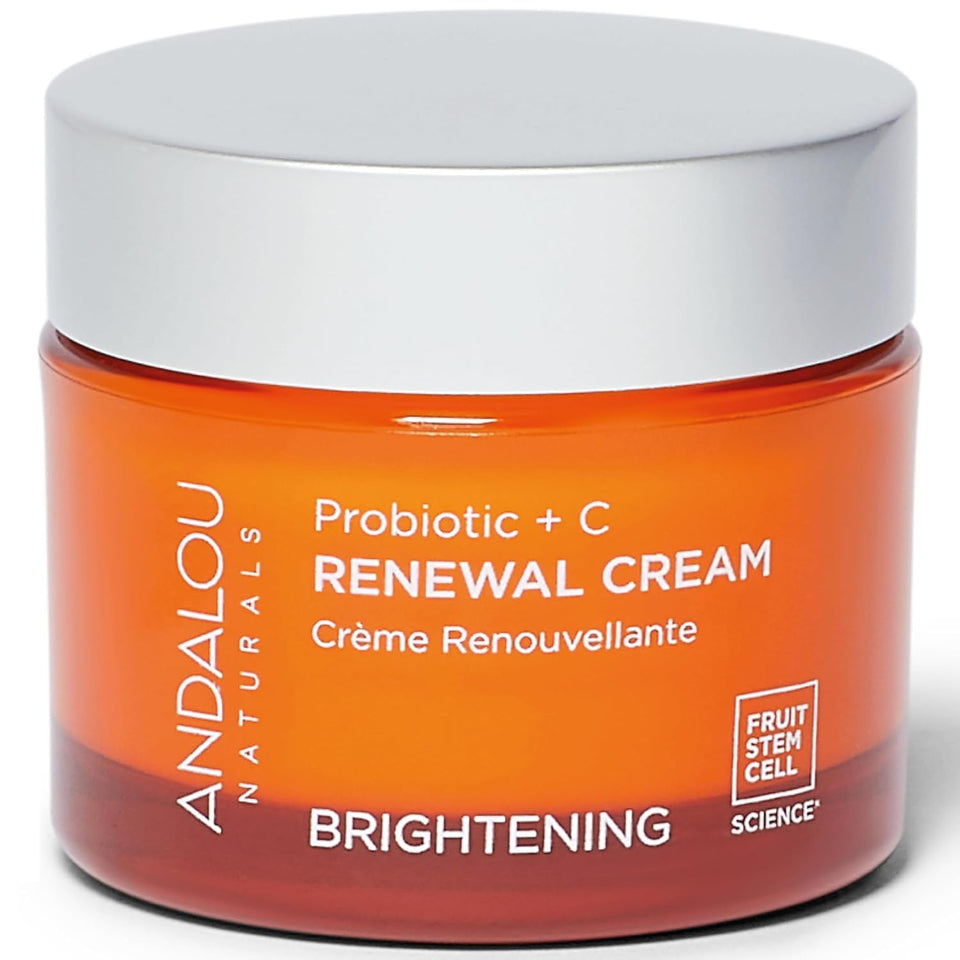 Andalou Naturals front jar shot showing product and clean design for easy identification