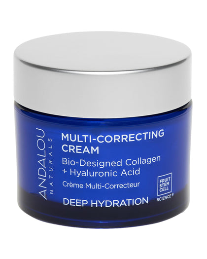 Andalou Naturals front jar view showing packaging and brand benefit