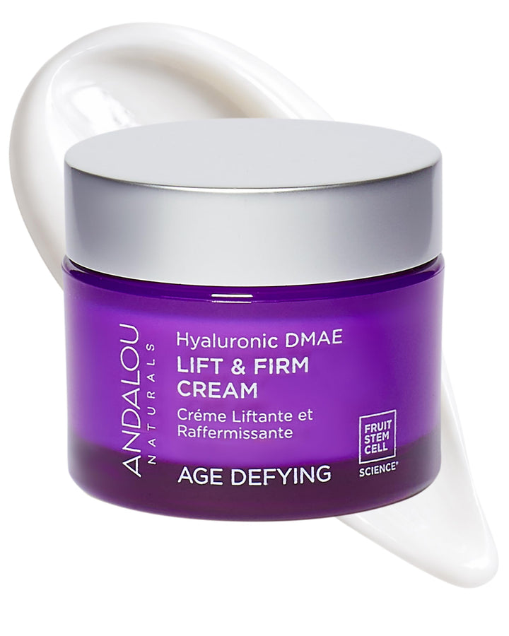 Andalou Naturals front jar showing clean branding and compact size benefit
