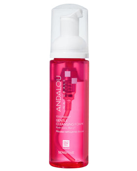 Andalou Naturals front packaging showing gentle foaming cleanser benefit