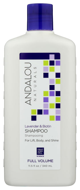Andalou Naturals front packaging showing lavender and brand benefits