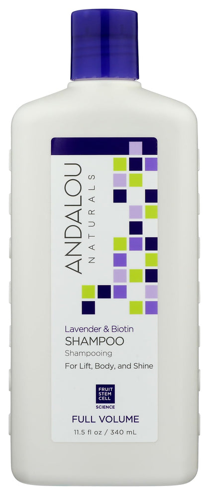 Andalou Naturals front packaging showing lavender and brand benefits