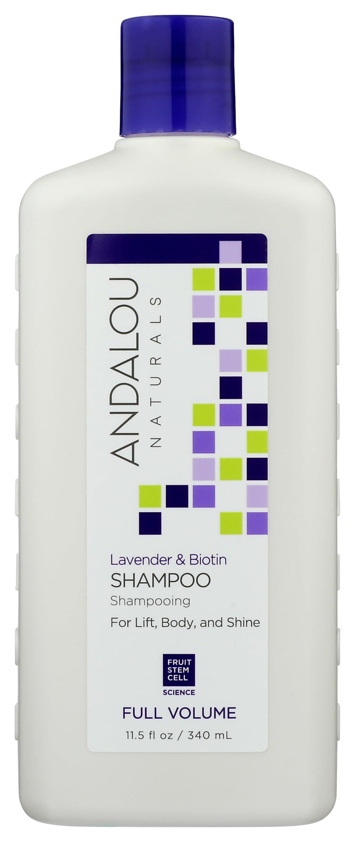 Andalou Naturals front packaging showing lavender and brand benefits